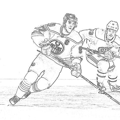 11 Free Hockey Coloring Pages For Kids