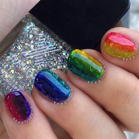 30 Rainbow Nail Art Ideas Cuded