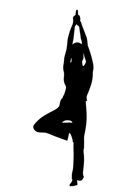Yoga Silhouette Clipart Best