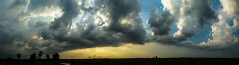 Sunset Storm Clouds Svaay Rieng, Cambodia [OC] [9000x2464] | Sky photos ...