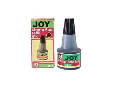 Joy Ink For Stamp Pad 30ml Black Office Warehouse Inc