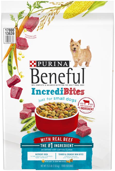 Best dry dog food for seniors: Purina Beneful Small Breed Dry Dog Food, IncrediBites With ...