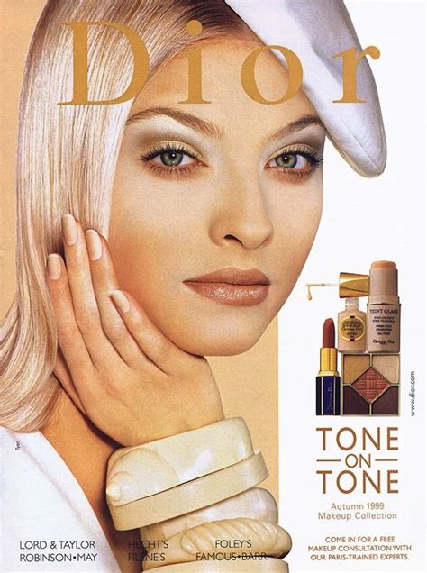 Dior Tone On Tone Collection Fall 1999 Kristina Semenovskaya Dior