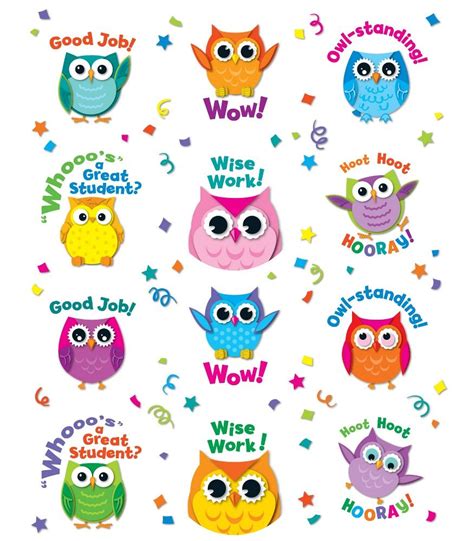 Pin On Colorful Owls Classroom Decor