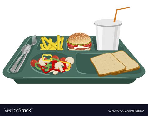 School Lunch Tray Clipart