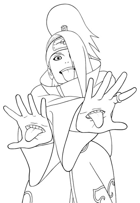 Printable Naruto Coloring Pages To Get Your Kids Occupied Printable