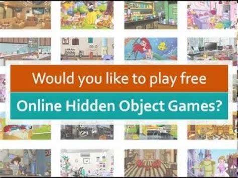 Hidden object games are fun way to improve your memory and concentration. Online Hidden Object Games - YouTube