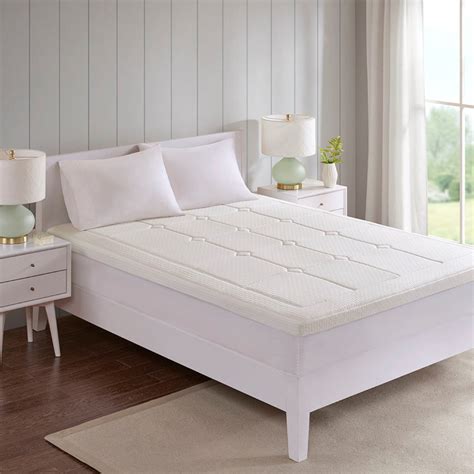 Deluxe 3 Inch Quilted Memory Foam Mattress Topper by Sleep Philosophy ...