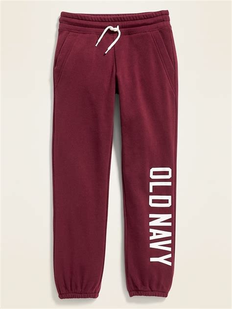 Old Navy Relaxed Logo Graphic Sweatpants For Girls