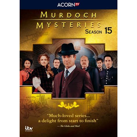 Murdoch Mysteries Season 15 Dvd Or Blu Ray Acorn