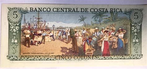 Billete 5 Colones Costa Rica Excelente Envió Gratis 22500 En