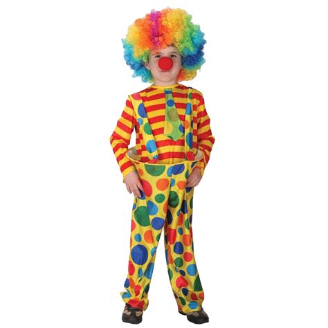 Children Kids Naughty Clown Dress Circus Costumes Cosplay Performance