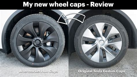 I Changed My Tesla Model Y Gemini Wheel Covers Review Youtube