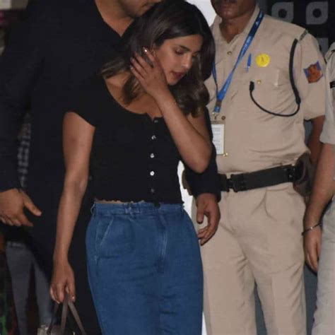 In Viral Video Priyanka Chopra Appears To Take Off A Ring Before Exiting Airport