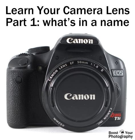 Camera Lenses Whats In A Name Boost Your Photography