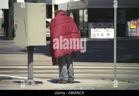 Tramp Homeless Man Walking The Streets In Edinburgh Scotland Stock Photo Alamy