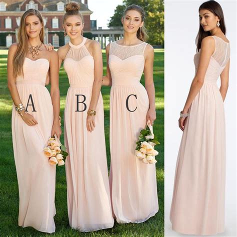 As the big day looms closer, as a bridesmaid you might already have a ton of things to prep for. Mismatched Different Styles Chiffon Bridesmaid Dresses Long Color Free · LaurelBridal · Online ...