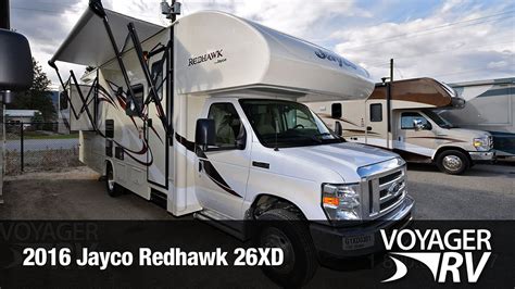 2016 Jayco Redhawk 26xd Class C Motorhome Video Tour Voyager Rv