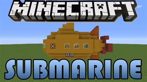 See more ideas about minecraft, minecraft building guide, minecraft designs. How to Build a SUBMARINE | Minecraft Tutorials - YouTube