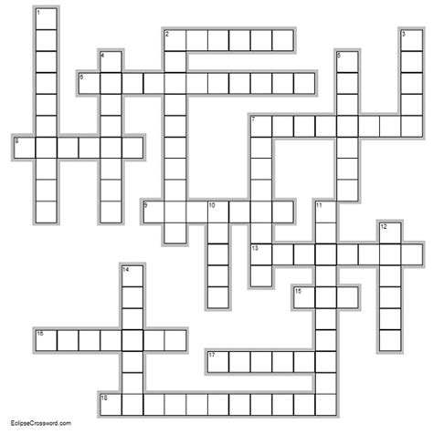 Blank crossword puzzle template free bodum westernscandinavia org. New York Times Crossword Puzzles - Trivia in a Printable ...