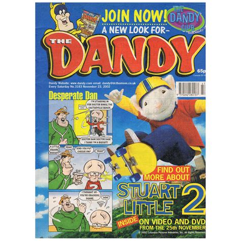 23rd November 2002 Buy Now The Dandy Comic Issue 3183