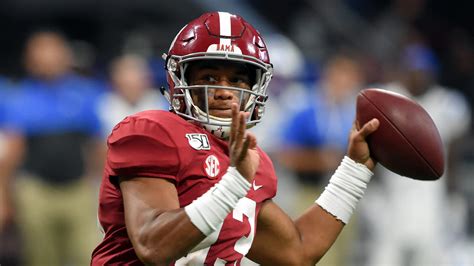 Nfl Draft 2020 Tua Tagovailoa Ends Drought Of Left Handed Qbs