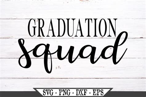 Graduation Squad Svg Grad Party Svg Vinyl Cutter Cut File For Etsy