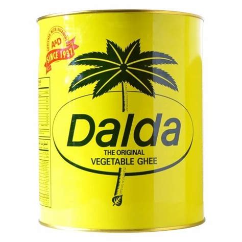 Vanaspati Mono Unsaturated 15kg Dalda Vegetable Ghee Packaging Type