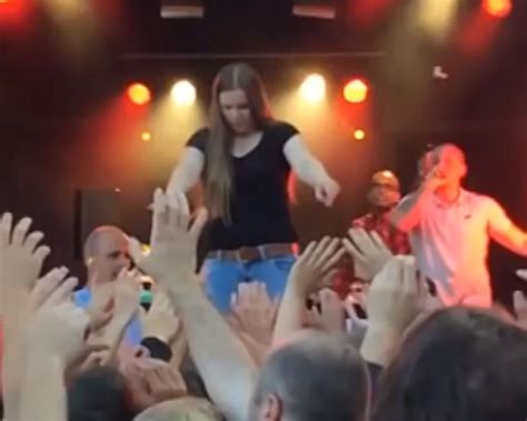 Girl Falls Victim To Crowd Surfing Fail