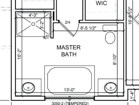 In the following layouts, the central circles denote the floor space required for a wheelchair to be able to fully rotate. Here are Some Free Bathroom Floor Plans to Give You Ideas ...