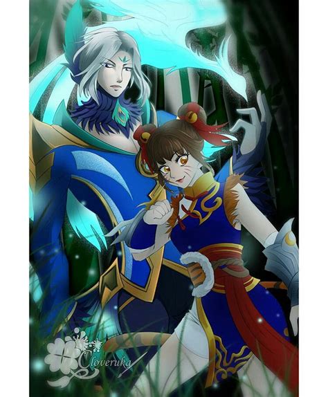 Maybe you would like to learn more about one of these? Ling x Wanwan | Mobile Legends | Gambar karakter, Desain karakter game, Animasi