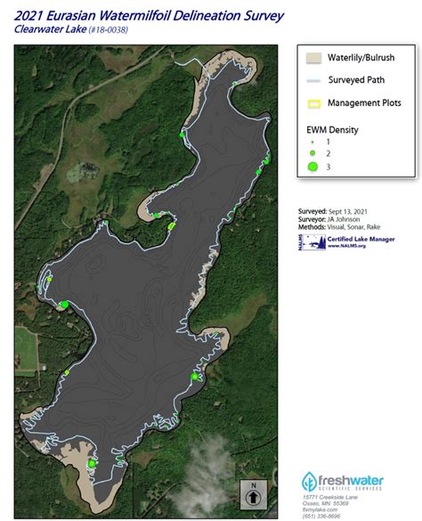 Invasive Maps Clearwater Lake Associationdeerwood Mn