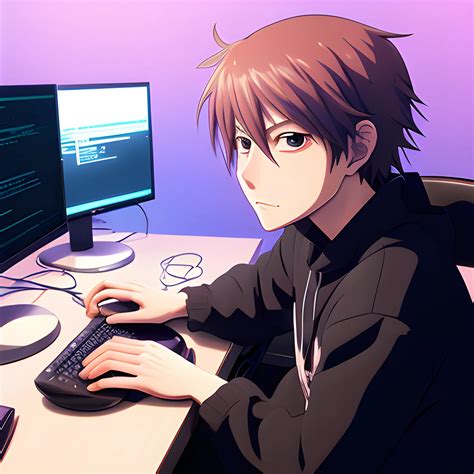 Anime Programmer Profile Pic Arthubai