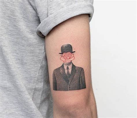 Rene Magritte Son Of Man Tattoo