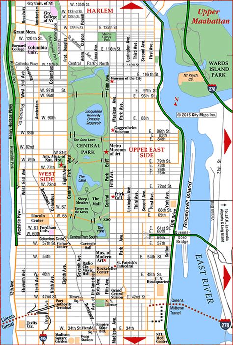 Manhattan Map Tourist Spots Best Tourist Places In The World