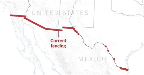 New Border Wall Map