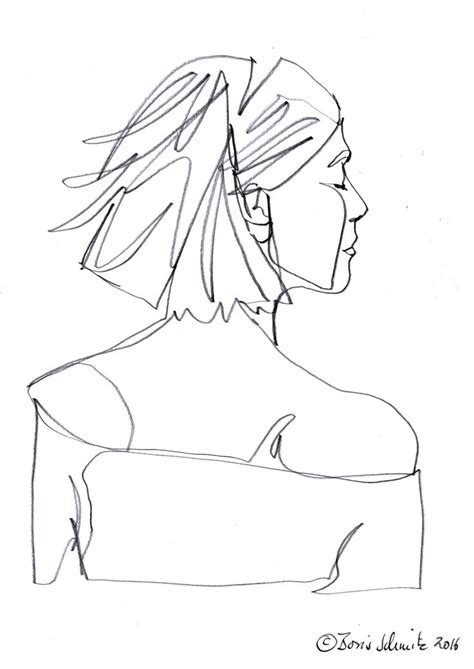Continuous line drawing by dorsa in year 10.a 3 minute masterpiece! borisschmitz: "profil perdu 43″, continuous line drawing ...