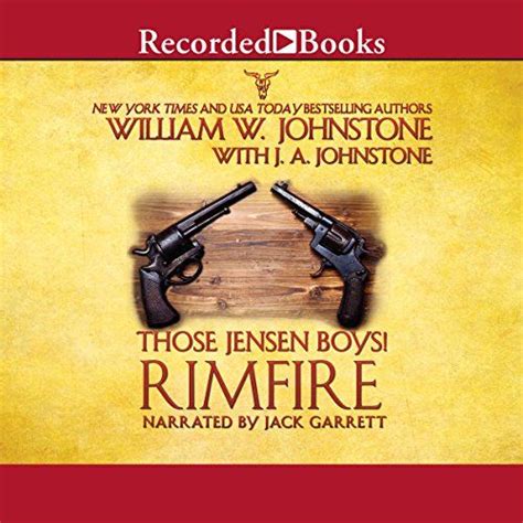 Those Jensen Boys! Rimfire by William W. Johnstone | Johnstone, Audio