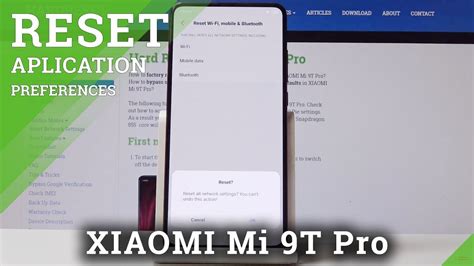 How To Reset Network Settings In Xiaomi Mi 9t Pro Restore Network