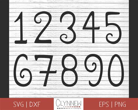 Printable Fancy Numbers Customize And Print