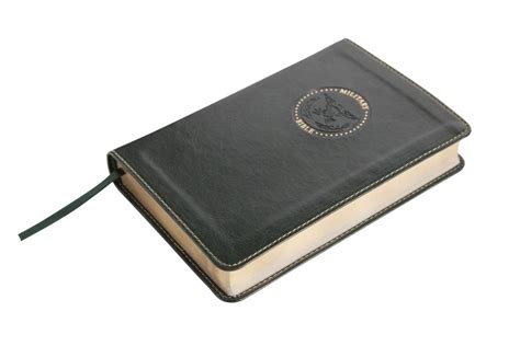 Csb Military Compact Bible Green Leathertouch For Soldiers Celebrate