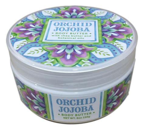 Orchid Jojoba Body Butter With Shea Butter And Botanical Oils 8 Oz By
