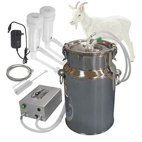 Buy Hantop Cow Goat Milking Machine Pulsation Vacuum Pump Milker Automatic Portable Livestock