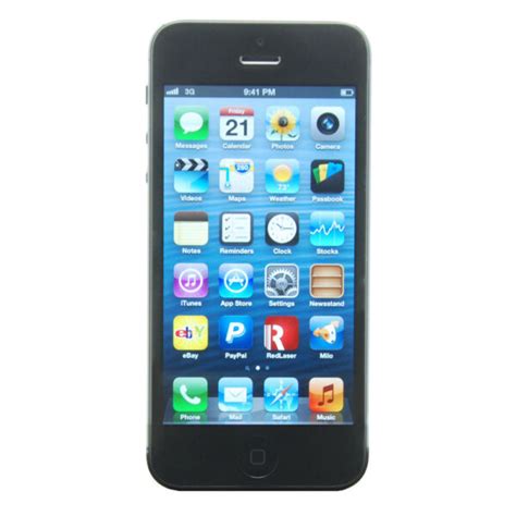 Apple Iphone 5 32gb Black And Slate Ee A1429 Gsm For Sale Online
