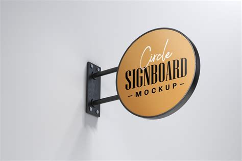 Street Signboard Mockup Set On Yellow Images Creative Store
