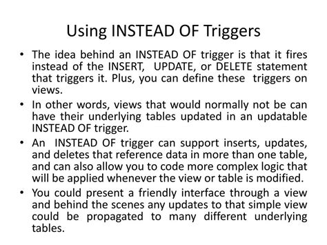Ppt Triggers Powerpoint Presentation Free Download Id2481976