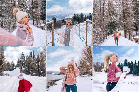 winter photoshoot ideas instagram snow poses