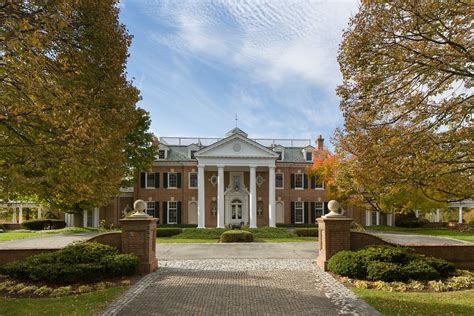 A Georgian Style Manor In Dutchess County New York Is For Sale For