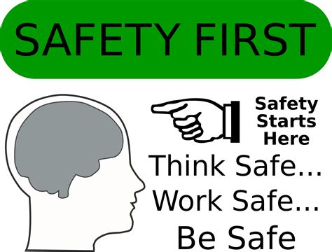 Clipart Safety First