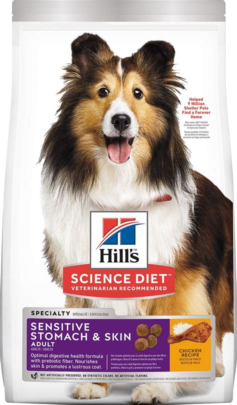Hill's science diet sensitive stomach & skin dry dog food provides optimal digestive health while nourishing skin & promoting a lustrous coat. Hill's Science Diet Adult Sensitive Stomach & Skin Chicken ...